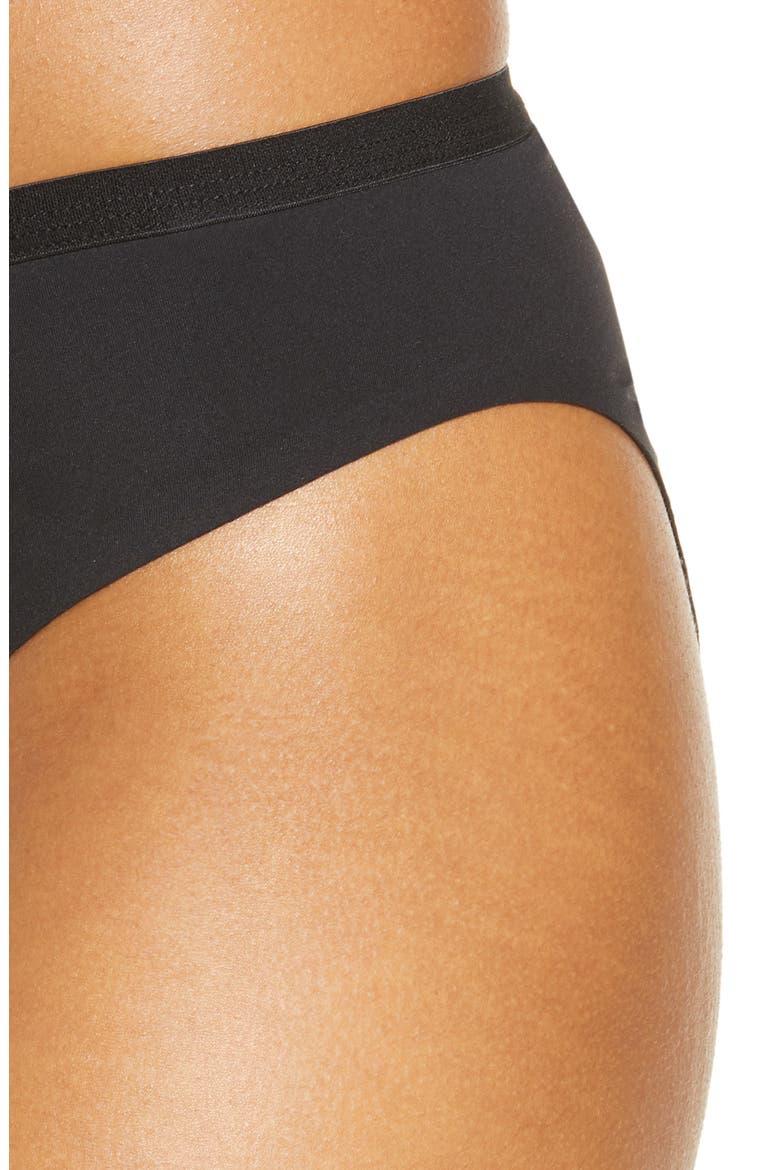 Period & Leak Proof Heavy Absorbency Bikini, Alternate, color, BLACK