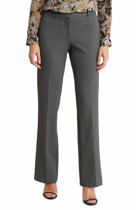 Amanda & Chelsea Ari Ponte Stripe Wide Leg Pants