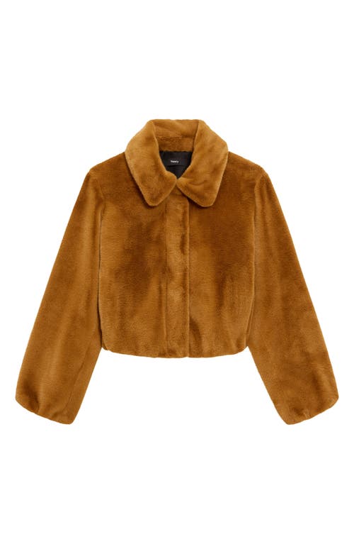 Theory Faux Fur Jacket In Multi
