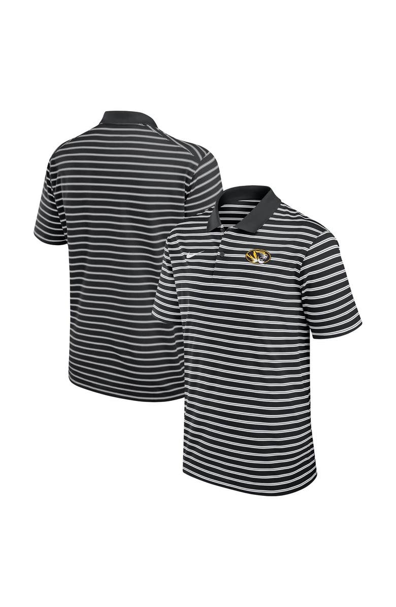 Nike Men's Nike Black Missouri Tigers Victory Stripe Performance Polo, Main, color, 
