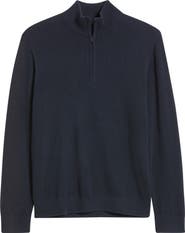 Vince Quarter Zip Cashmere Sweater