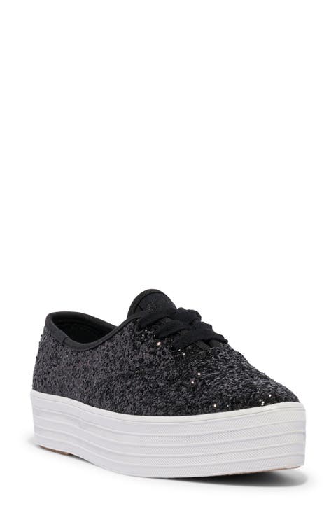 Point Glitter Platform Sneaker (Women)