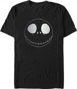 The Nightmare Before Christmas Men's The Nightmare Before Christmas Minimalist Jack Face T-Shirt