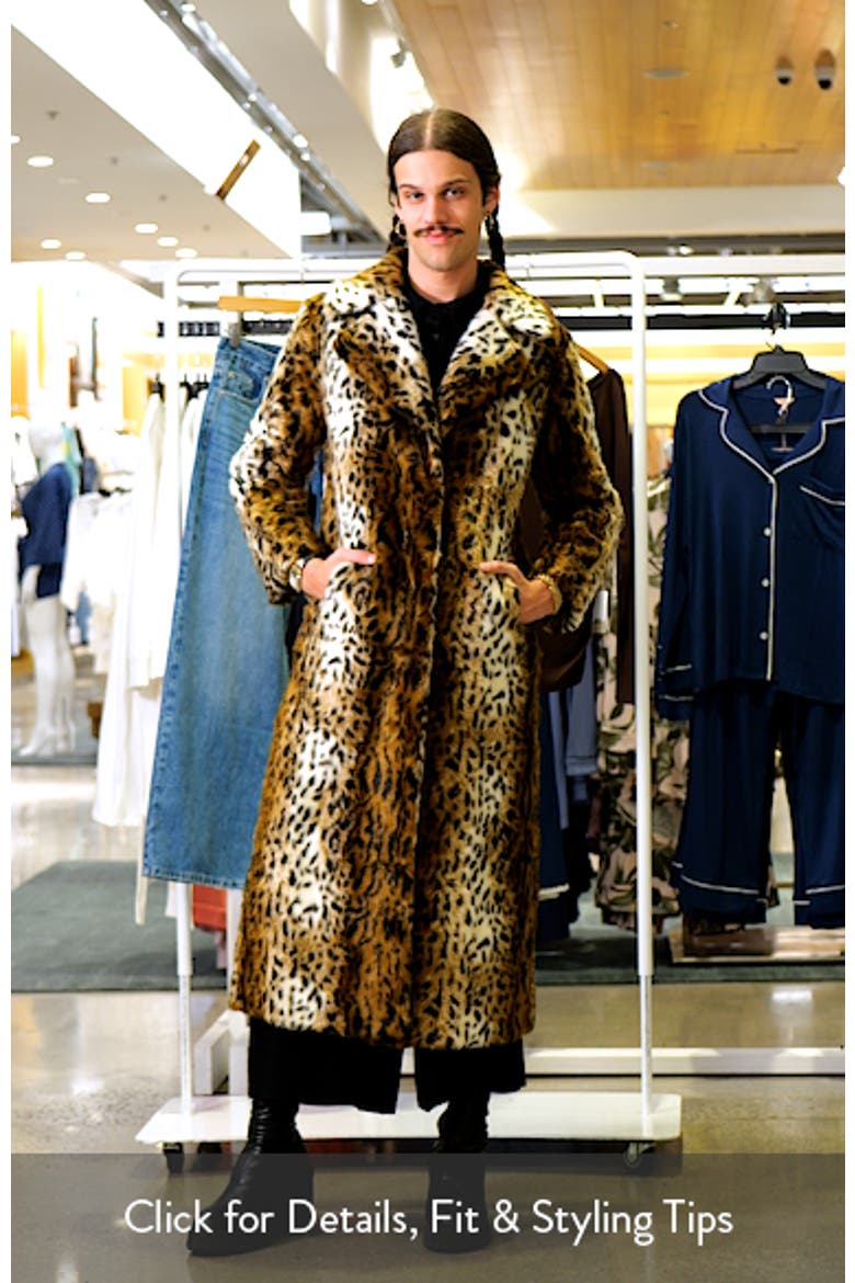 Gabrielle Faux Fur Maxi Coat video