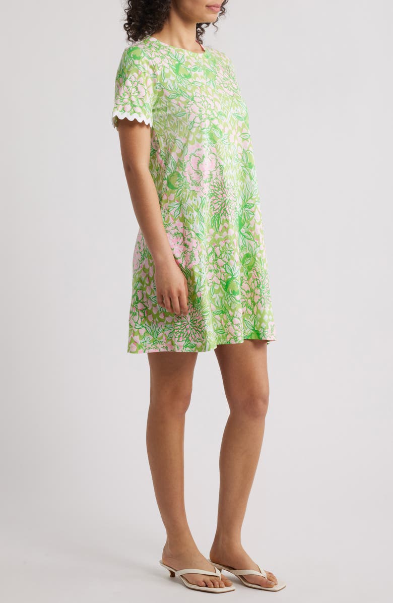 Lilly Pulitzer<sup>®</sup> Cody Cotton T-Shirt Dress, Alternate, color, Fauna Green