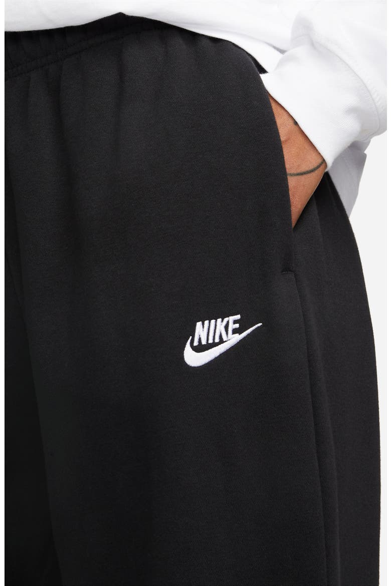 Sportswear Club Fleece Sweatpants, Alternate, color, BLACK/ WHITE
