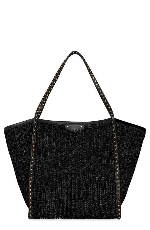 Dylan Raffia Tote Bag