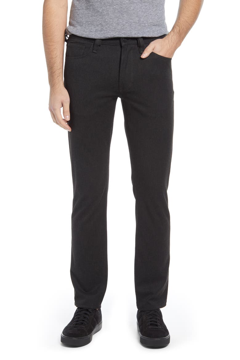 Courage Slim Straight Leg Pants, Main, color, CHARCOAL WINTER CASHMERE
