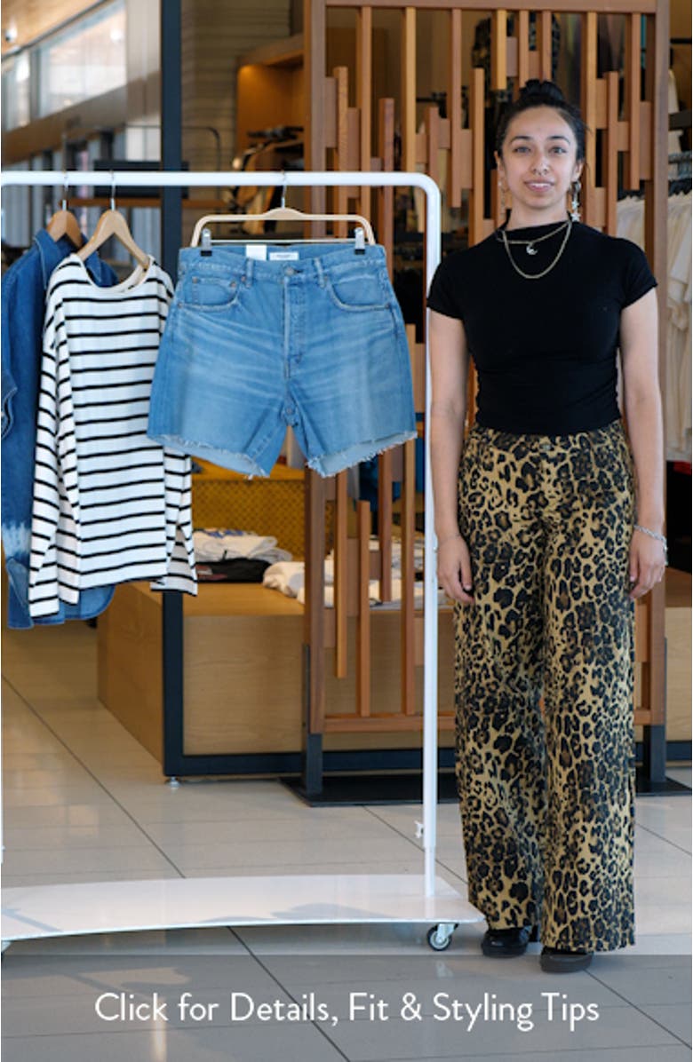 Harbeson High Waist Cutoff Denim Shorts, sales video thumbnail