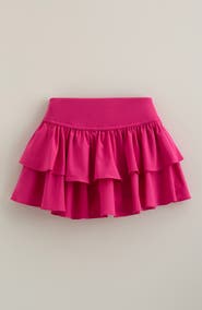 Zella Girl Kids' Volley Tiered Skort