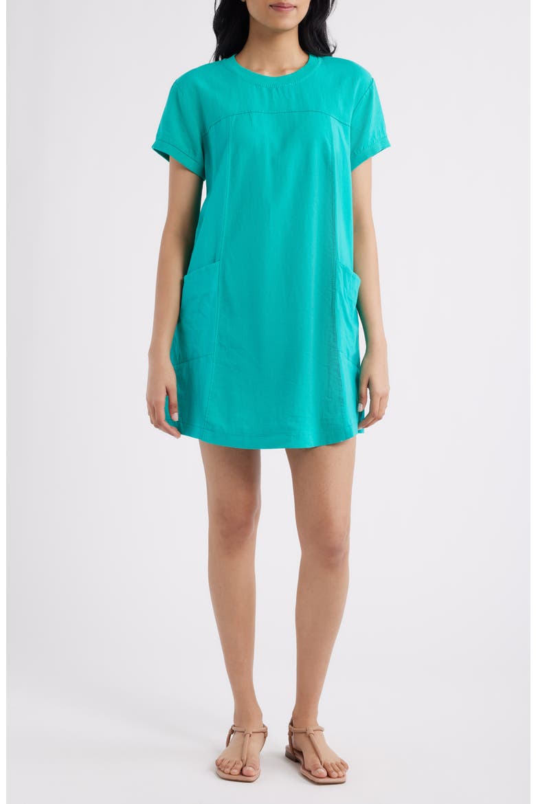 Crewneck Minidress, Main, color, KELLY