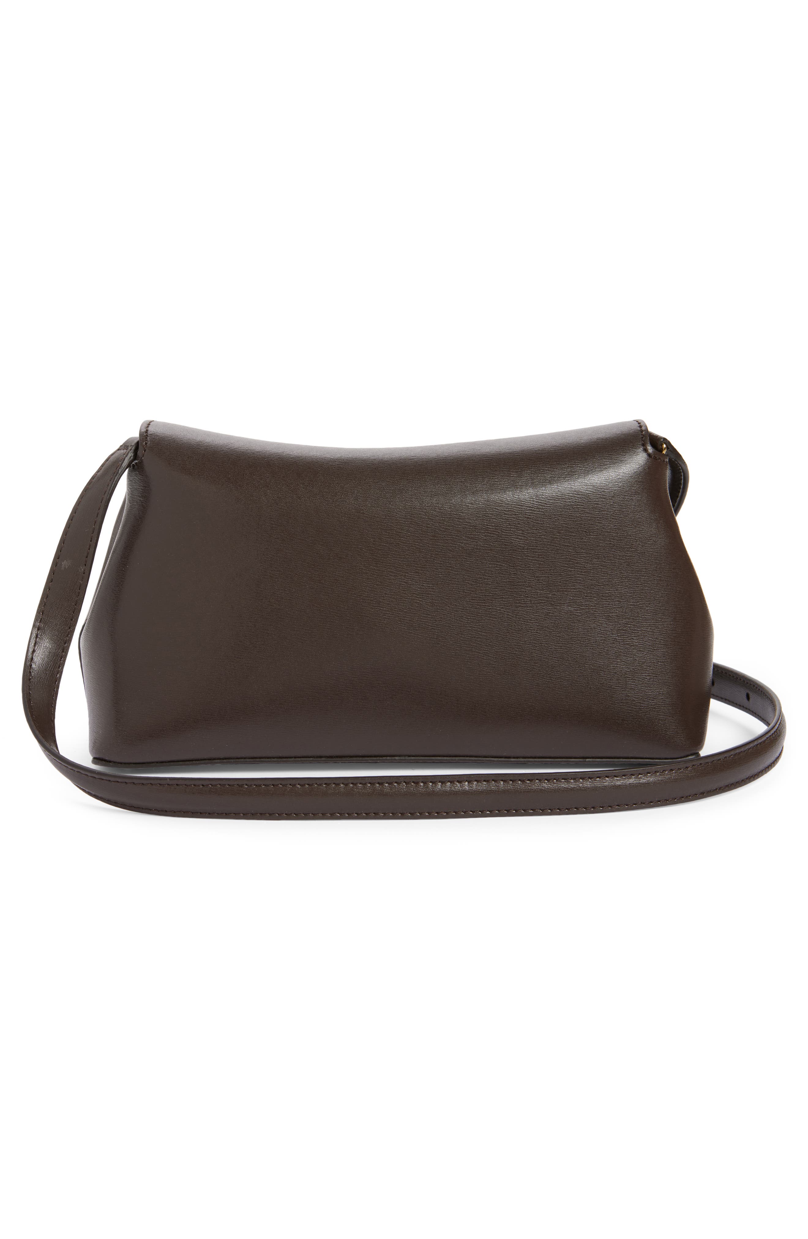 TOTEME T-Lock Leather Clutch, Alternate, color, 