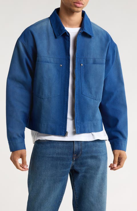 Clyde Stud Detail Cotton Jacket