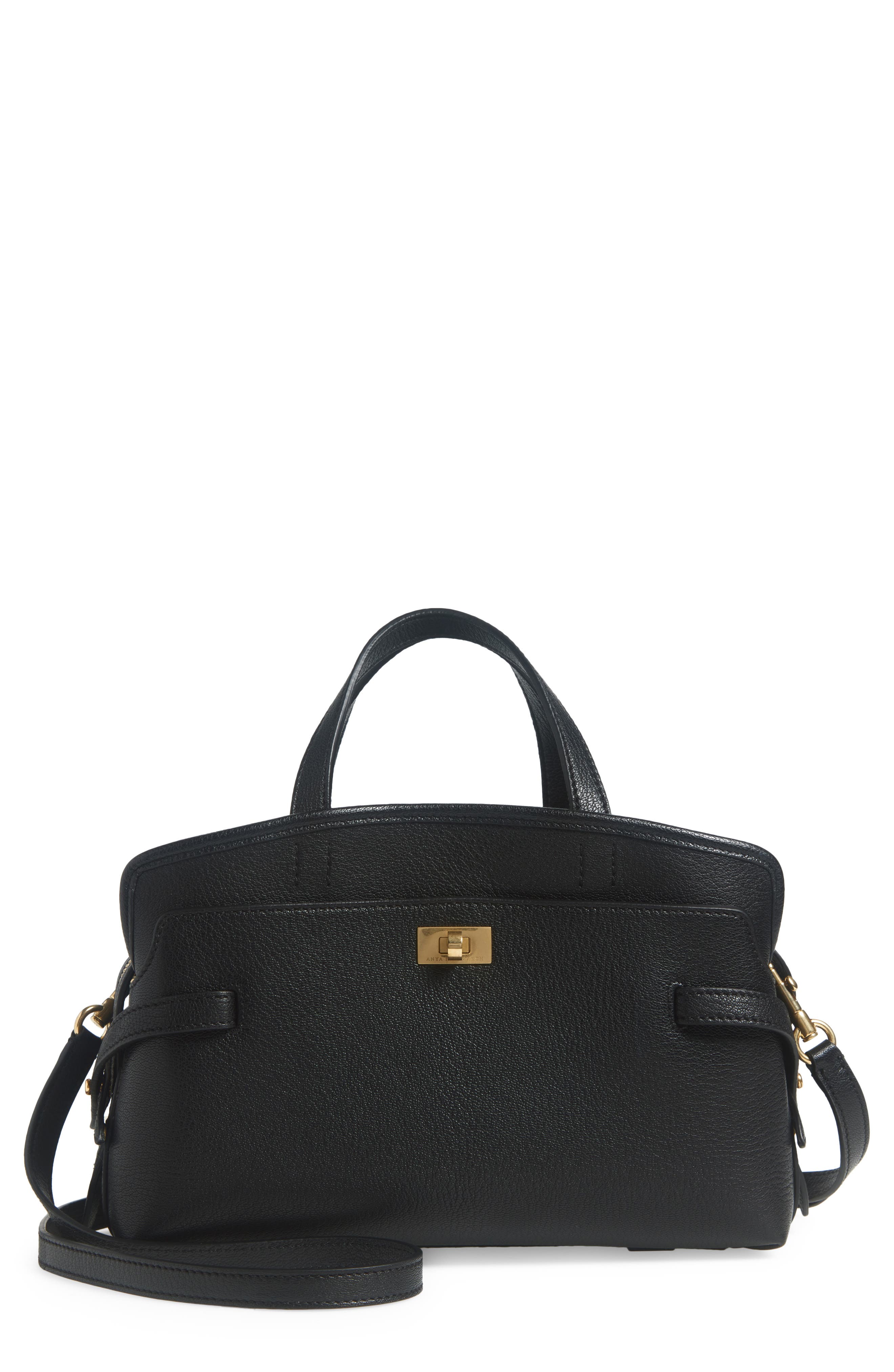 Anya Hindmarch Small Wilson Leather Top Handle Bag, Main, color, 