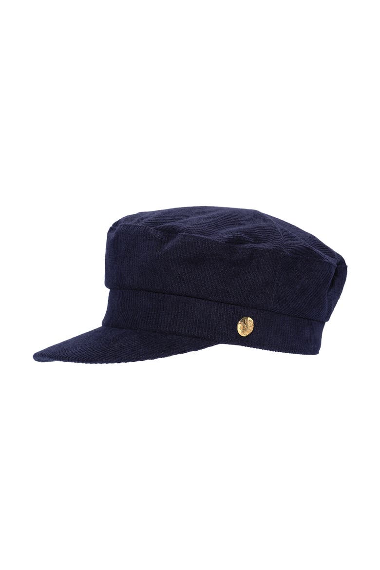 Corduroy Brim Cap, Main, color, Navy