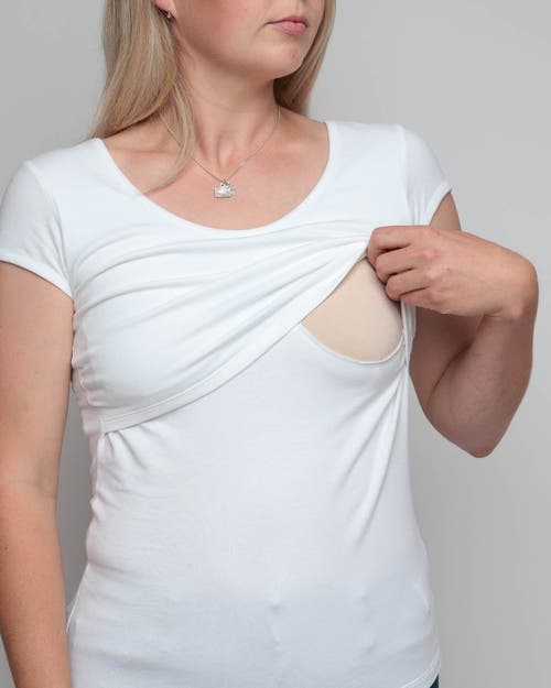 The Bshirt Womens Short Sleeve Nursing Tshirt