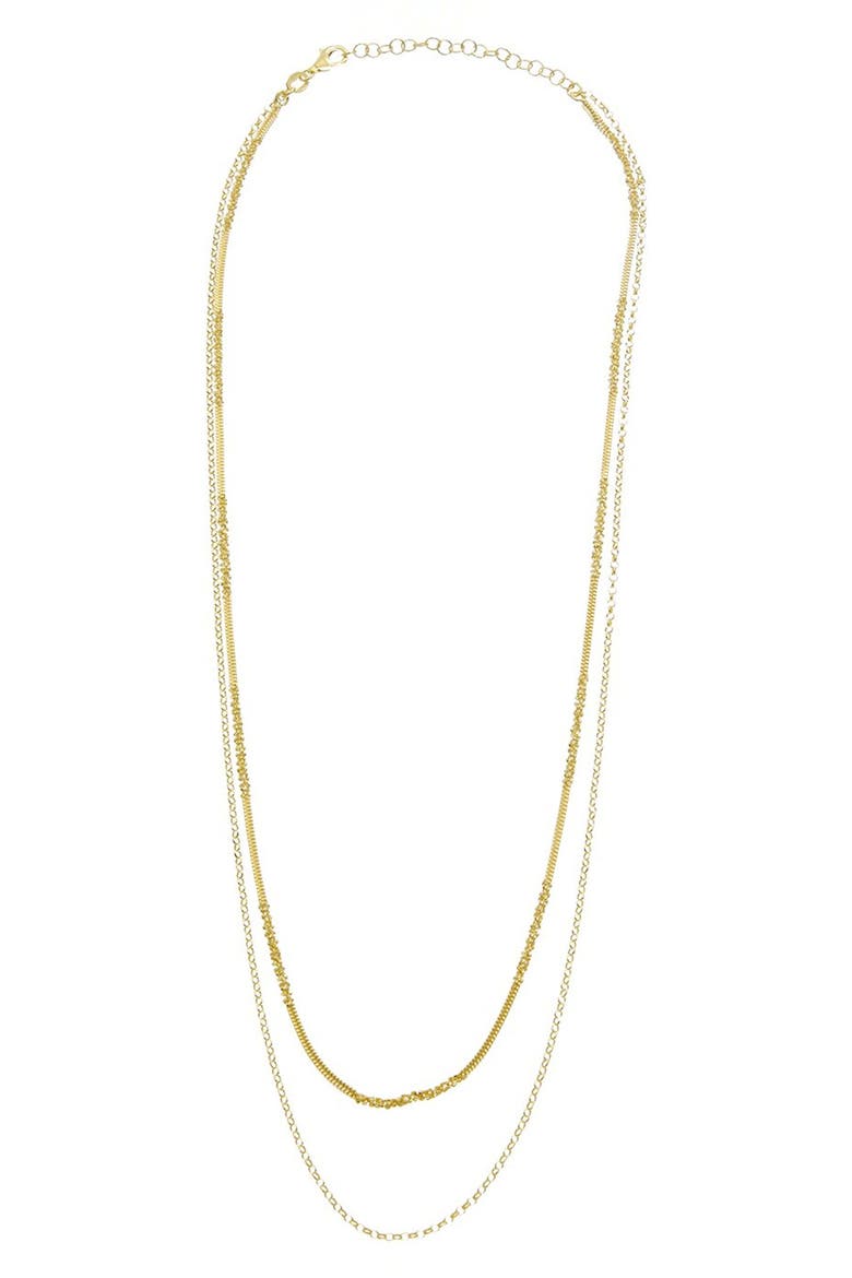 Multi Strand Necklace, Main, color, YELLOW