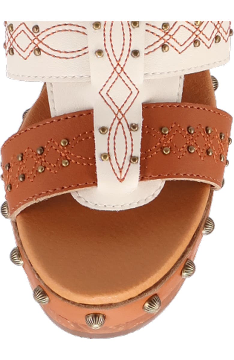 Dingo Chateau Platform Wedge Sandal, Alternate, color, Russet