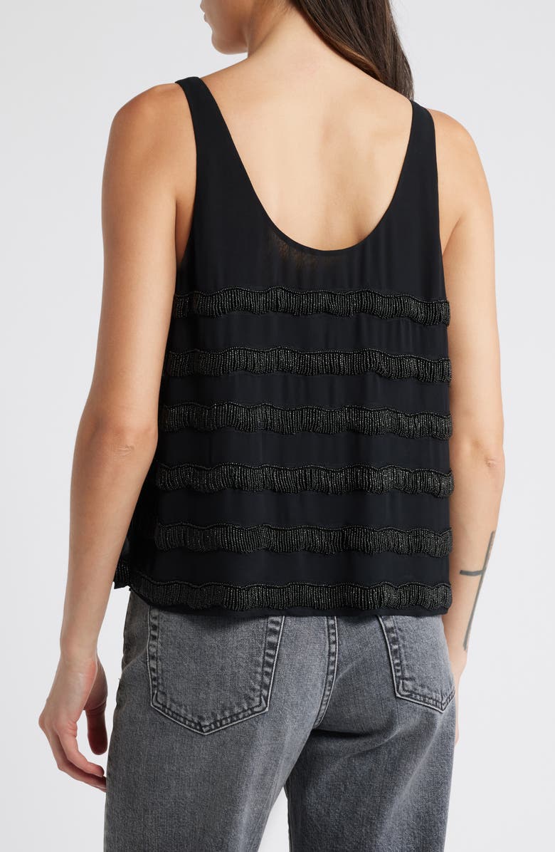 Treasure & Bond Embellished Tank, Alternate, color, Black