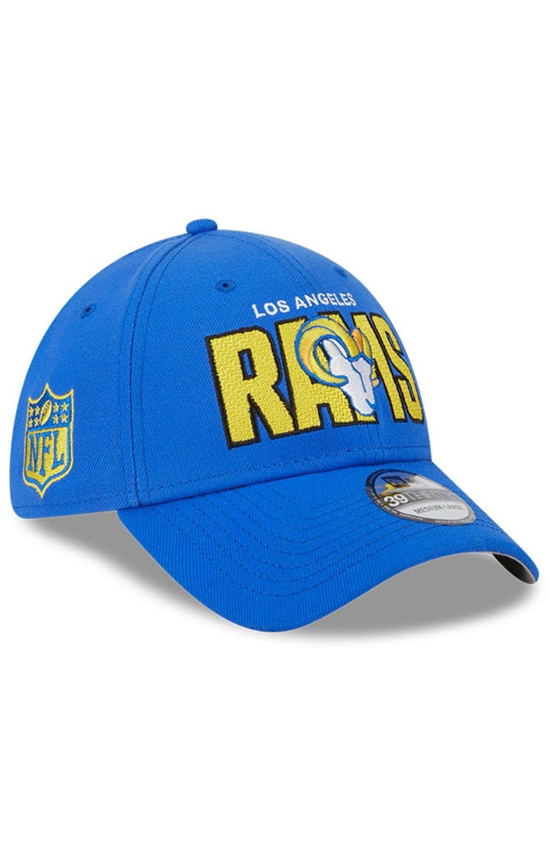 New Era Men's New Era Royal Los Angeles Rams 2023 NFL Draft 39THIRTY Flex Hat, Main, color, 