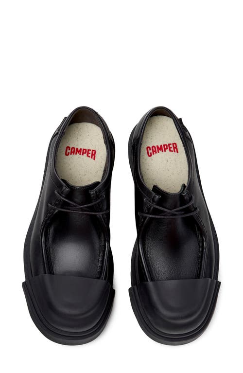 Camper Junction Cap Toe Penny Loafer In Black