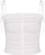 SKIMS Poplin Apparel Ruffle Camisole