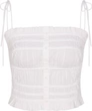 SKIMS Poplin Apparel Ruffle Camisole