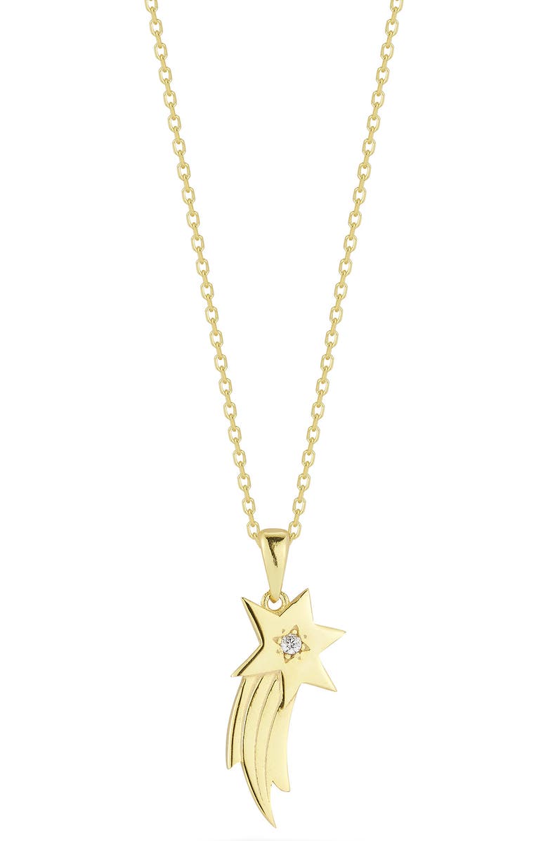 SPHERA MILANO CZ Star Pendant Necklace, Main, color, 