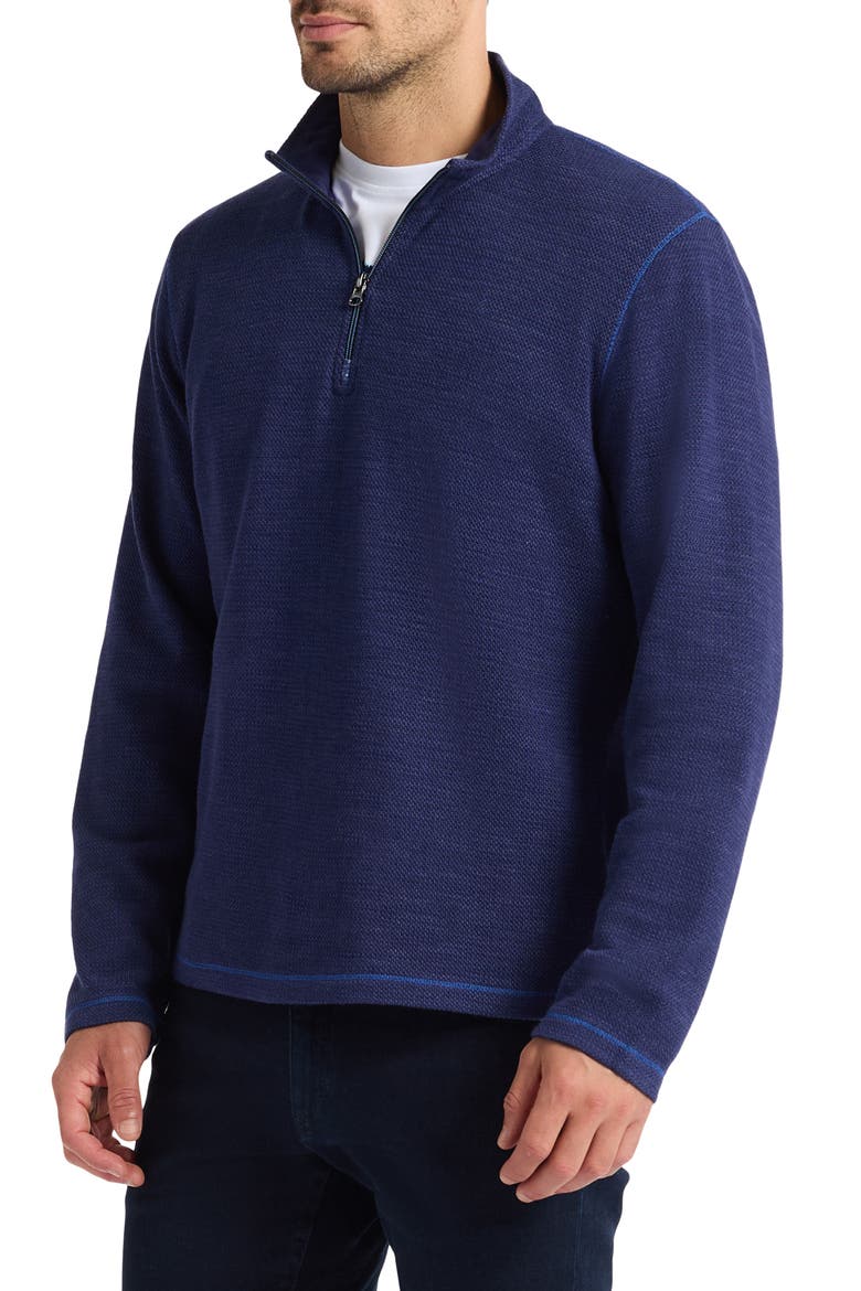 Griffin Quarter Zip Pullover, Alternate, color, NAVY