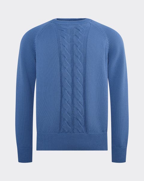 Cotton Cableknit Sweater