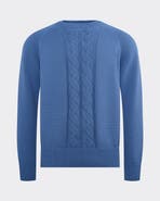 le PÈRE Cotton Cableknit Sweater