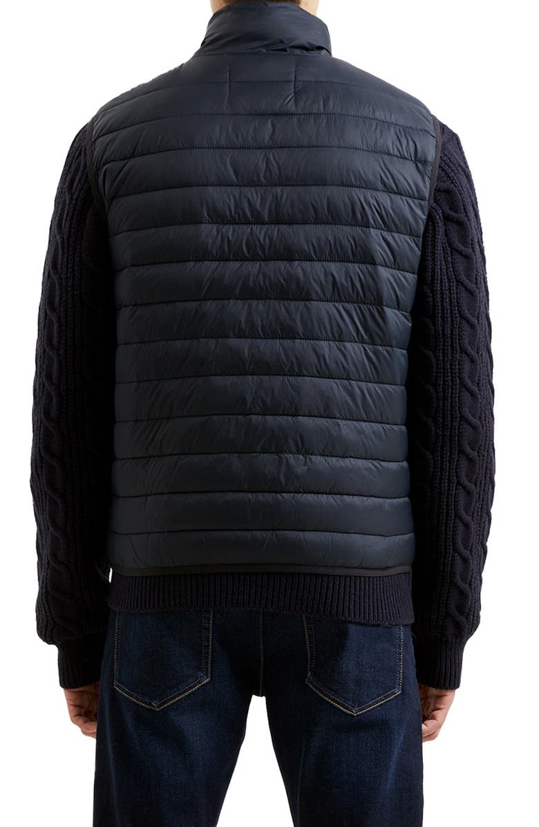 French Connection Row 3 Water Repellent Nylon Puffer Vest, Alternate, color,