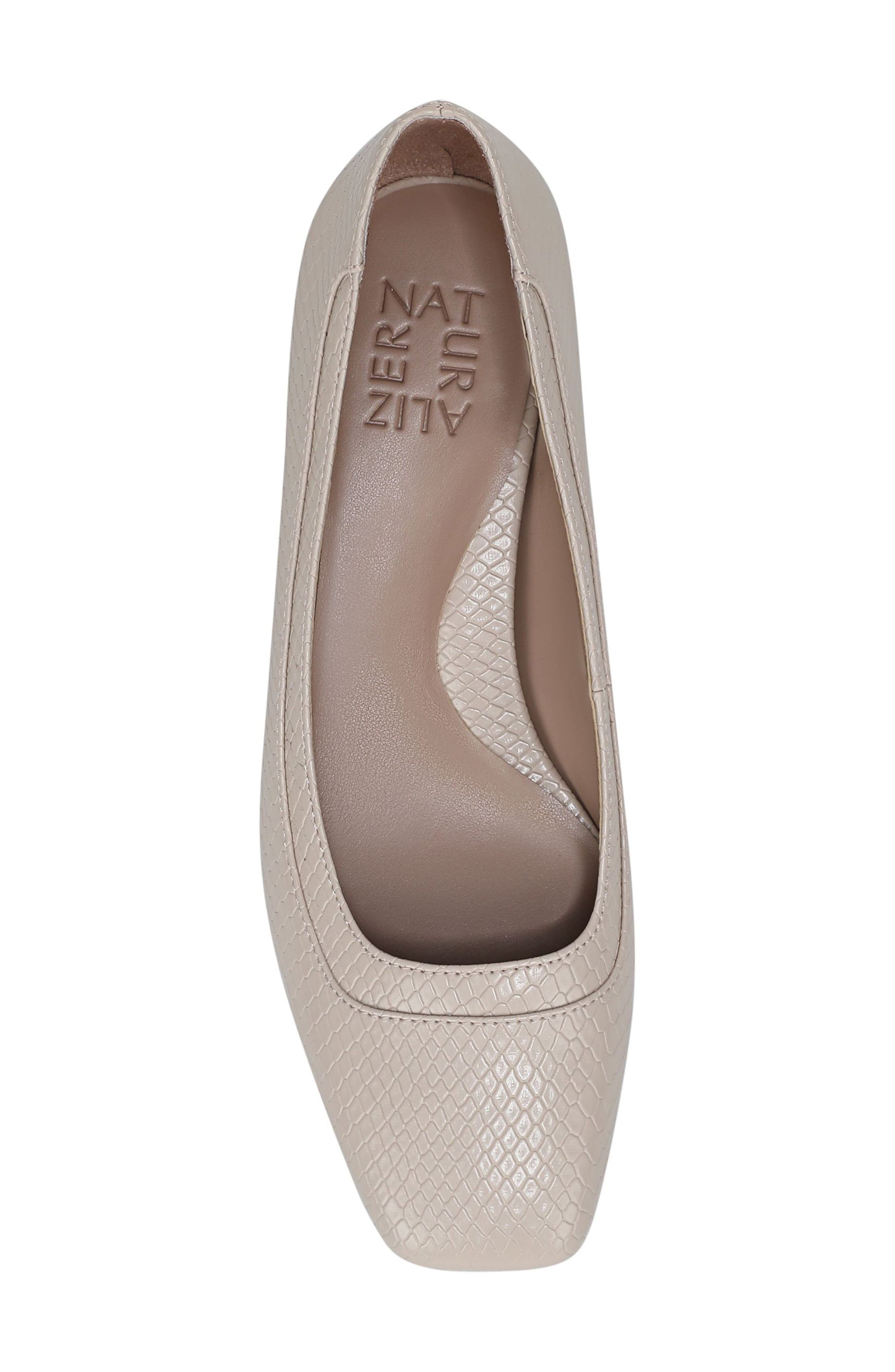Naturalizer Huntley Kitten Heel Pump, Alternate, color, Ivory Mist Snake Faux Leather