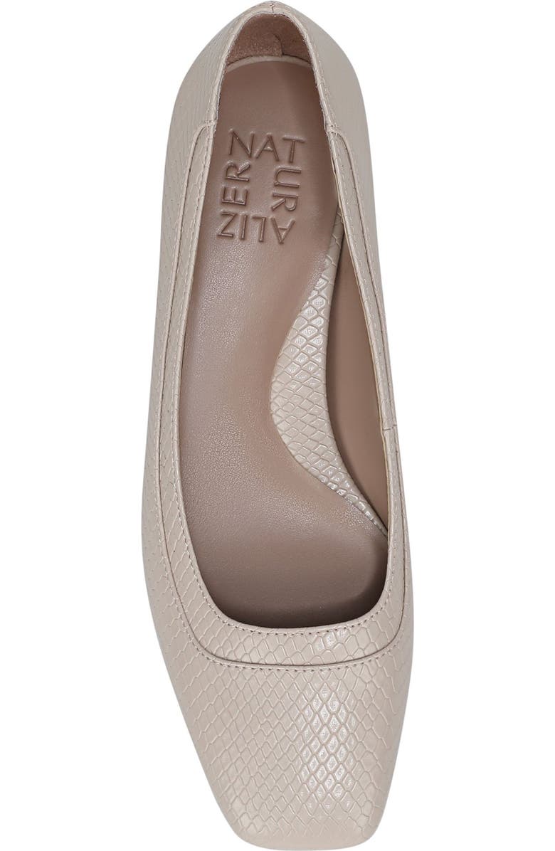 Naturalizer Huntley Kitten Heel Pump, Alternate, color, Ivory Mist Snake Faux Leather