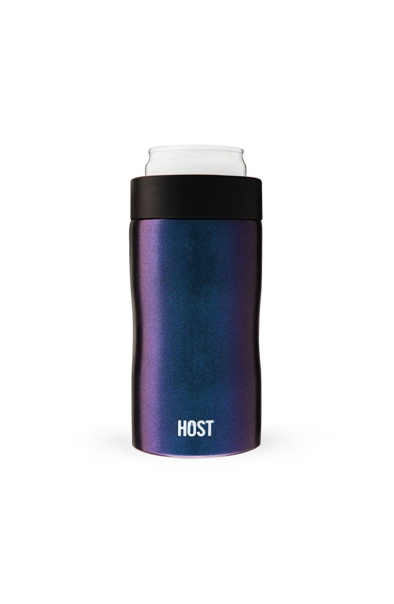 HOST Stay-Chill Slim Can Cooler, Main, color, Galaxy Black