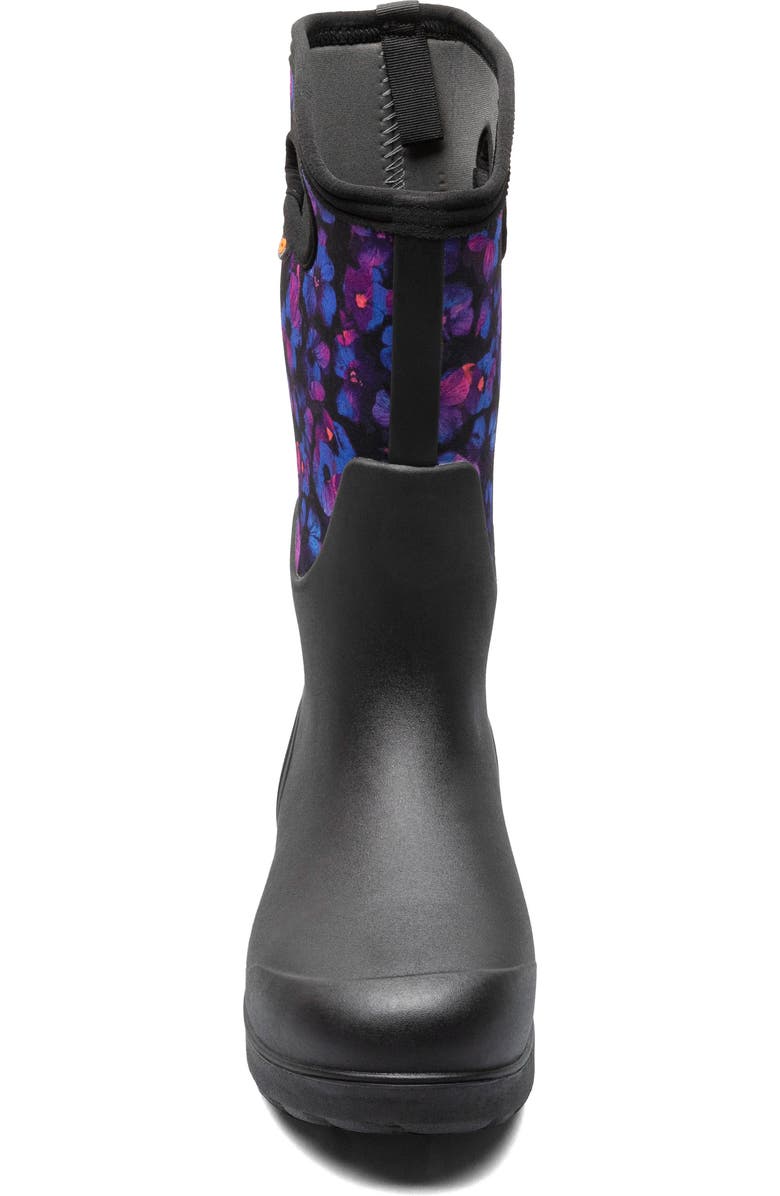 Bogs Neo Classic Petals Waterproof Insulated Rain Boot, Alternate, color,