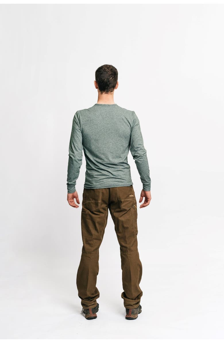 Alpine Fit Men's Treeline Longsleeve Tapered Fit, Alternate, color, Winter Moss Green