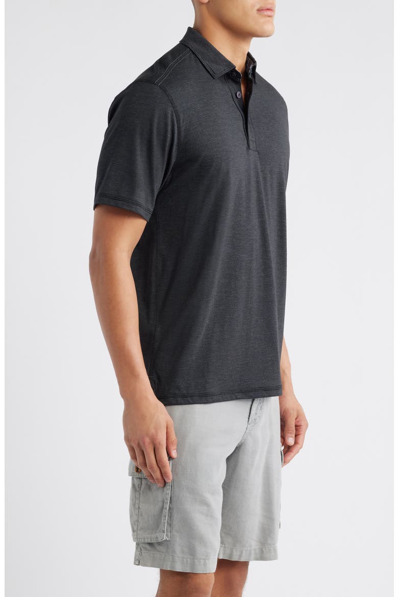 Harbor Isles Polo, Alternate, color, BLACK