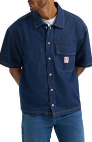 Wrangler Short Sleeve Denim Overshirt