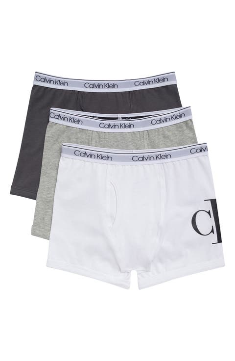 Kids' NYC Collection 3-Pack Assorted Stretch Cotton Boxer Briefs (Little Kid & Big Kid)