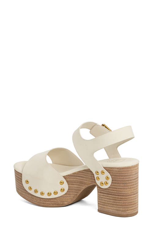 Shushop Gia Ankle Strap Platform Sandal In Brown