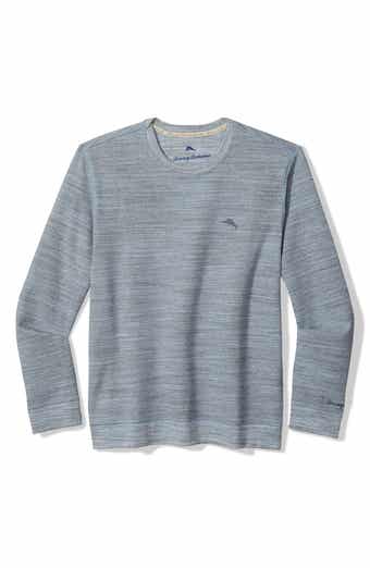 Sandstone Slub Cotton Blend Crewneck Sweatshirt