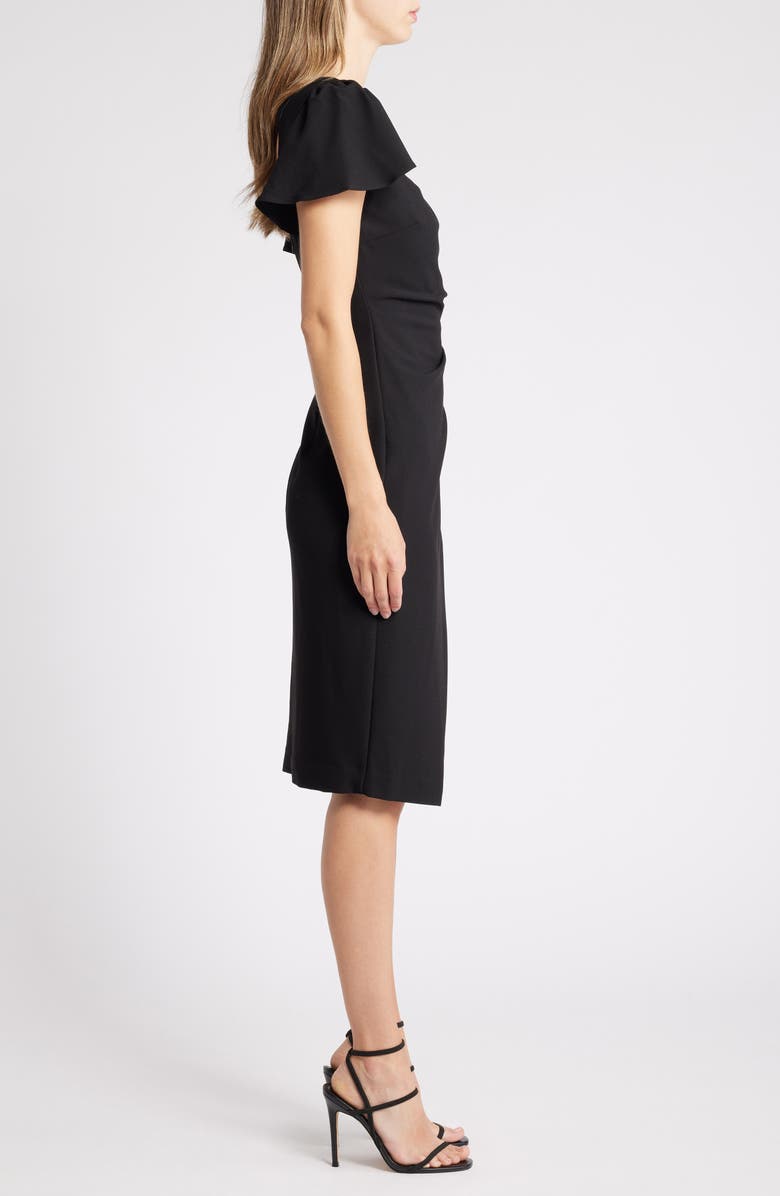 Black Halo Merideth Back Cutout Sheath Dress, Alternate, color,