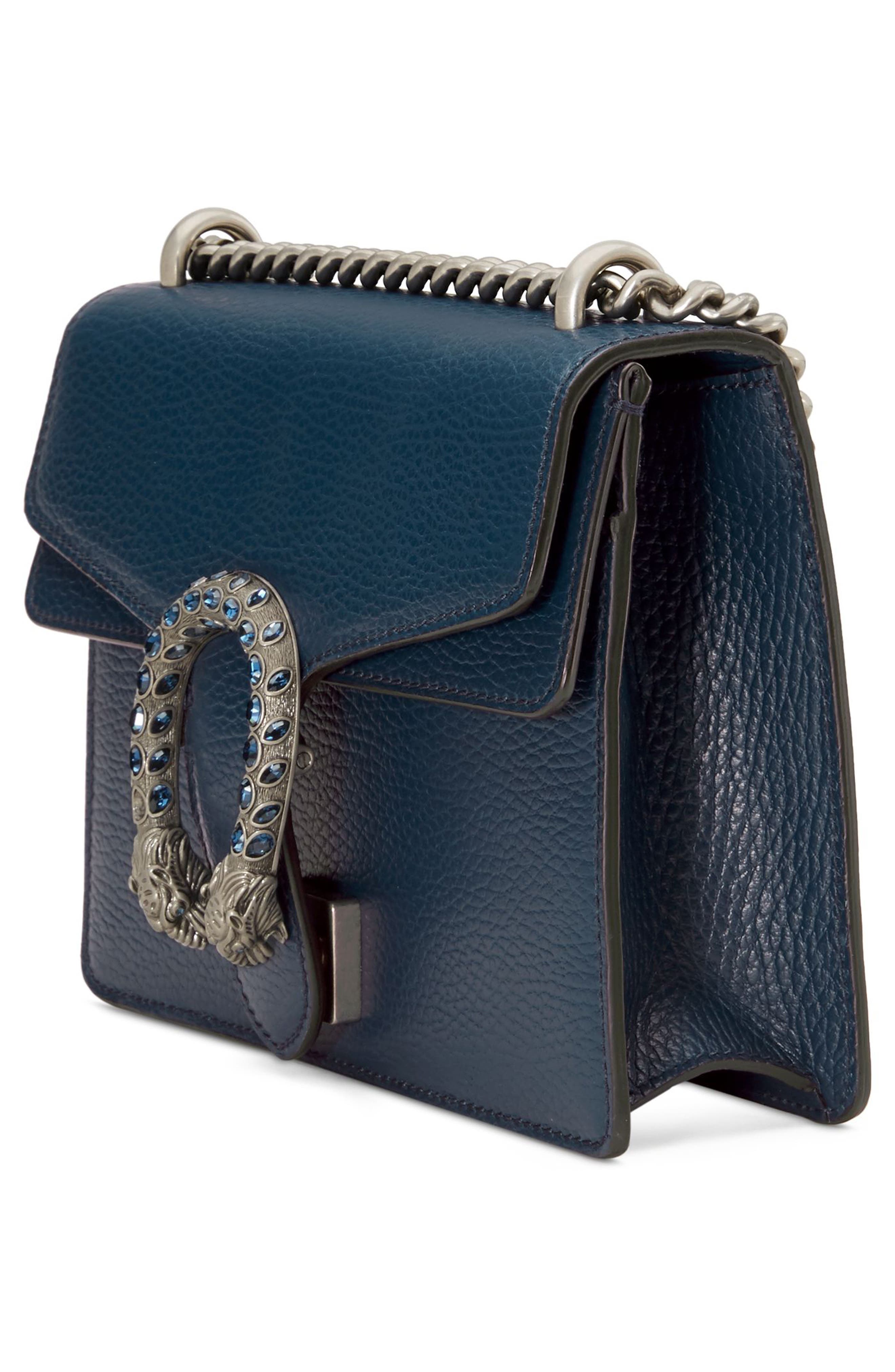 Gucci Mini Leather Shoulder Bag, Alternate, color, 