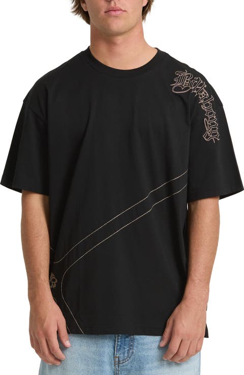 Immortal Blast Oversize Embroidered Cotton T-Shirt