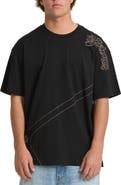 Billabong Immortal Blast Oversize Embroidered Cotton T-Shirt