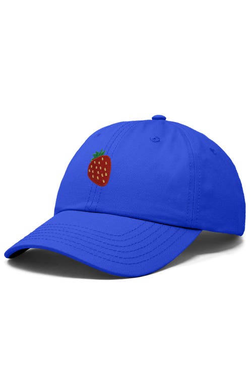 Dalix Strawberry Hat In Royal Blue