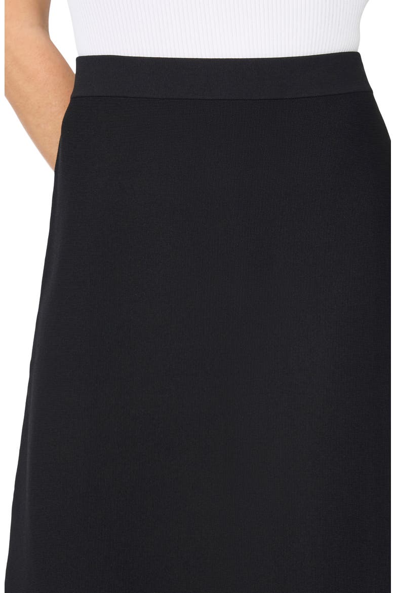 Sweater Knit Midi Skirt, Alternate, color, RICH BLACK