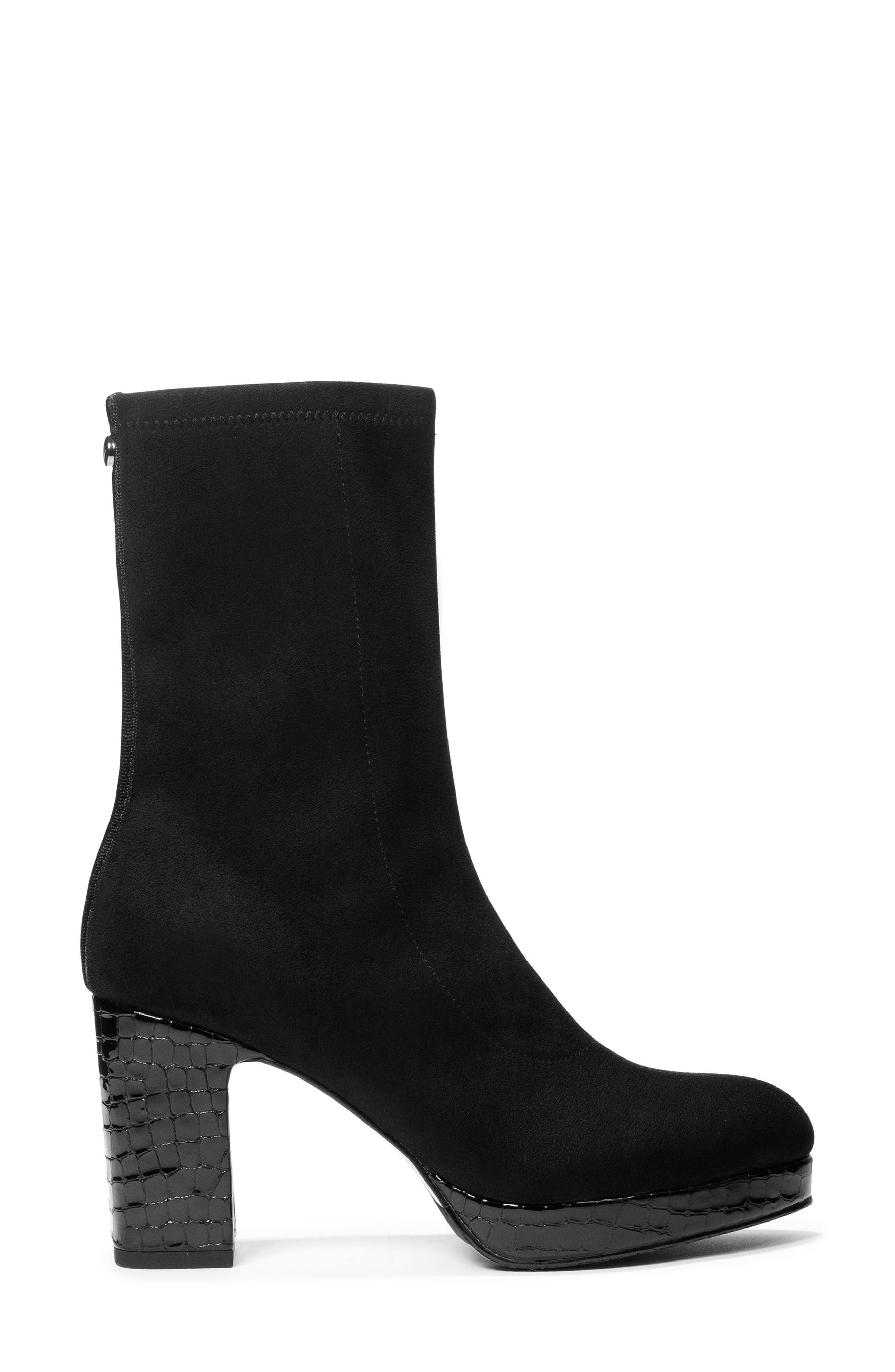 Donald Pliner Zaris Platform Bootie, Alternate, color, Black