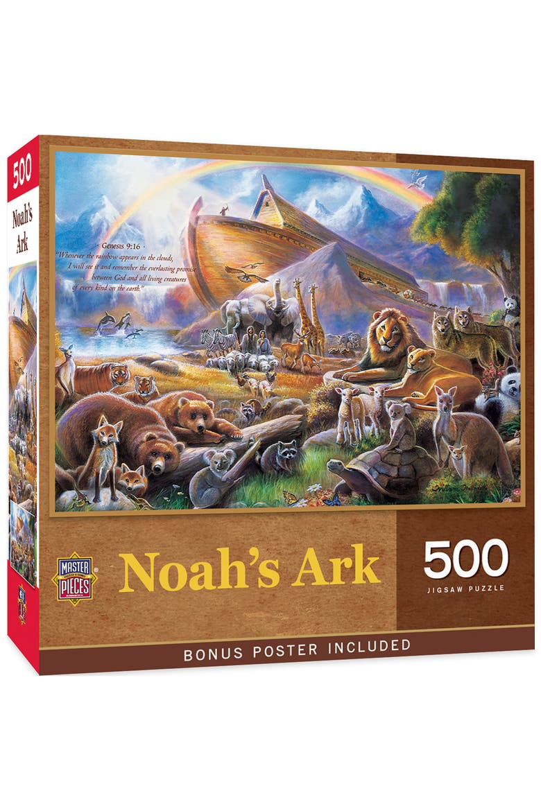 Noah's Ark 500 Piece Jigsaw Puzzle, Main, color, Multicolor